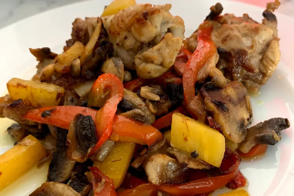 Wok de verduras con un toque oriental