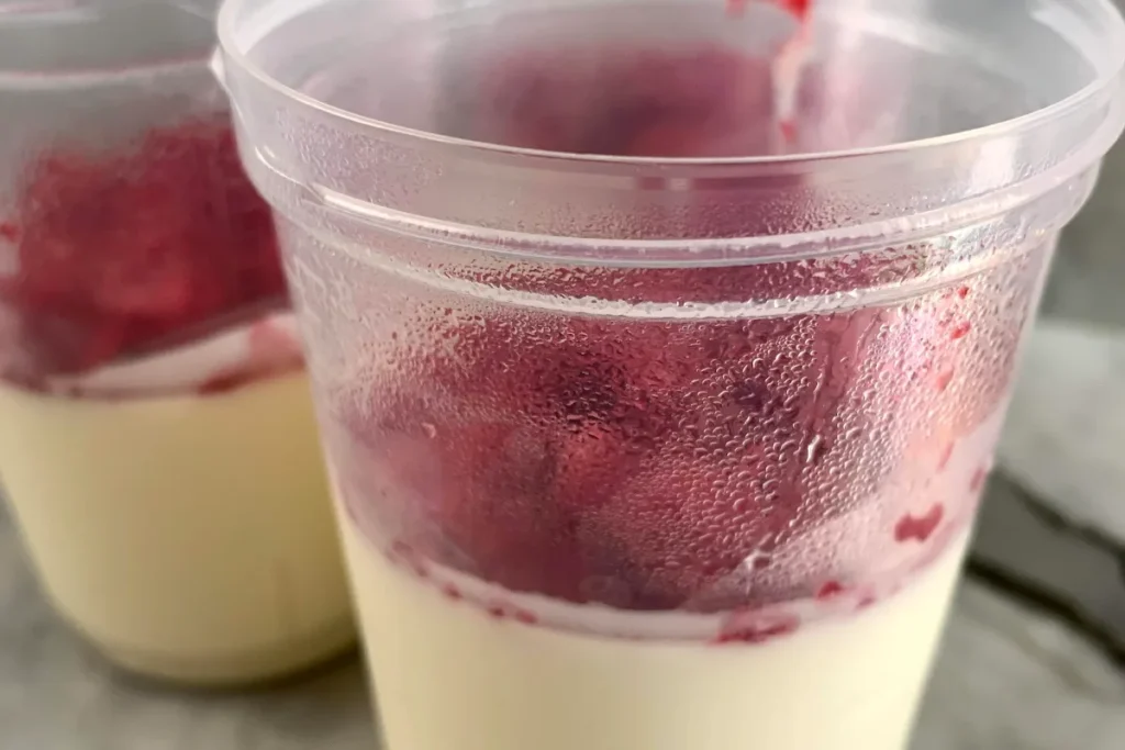 Yogur griego con mermelada