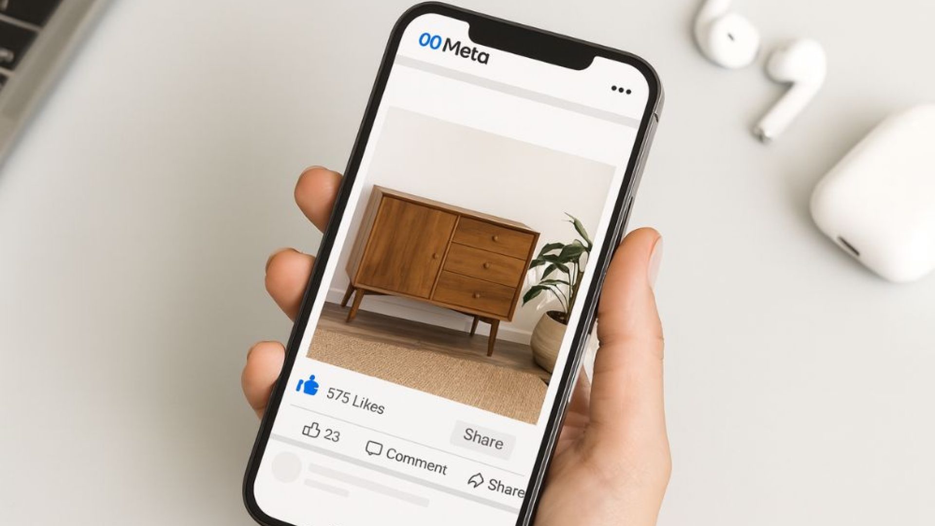 las emprendedoras también hacen anuncios en Meta
